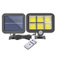 Set 2 lămpi solare LED pentru exterior, senzor mișcare, IP65