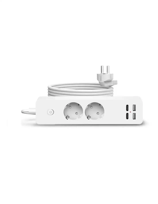 Prelungitor 2/3/4/5 Prize cu USB și Type-C - 2 Metri, 2.500W