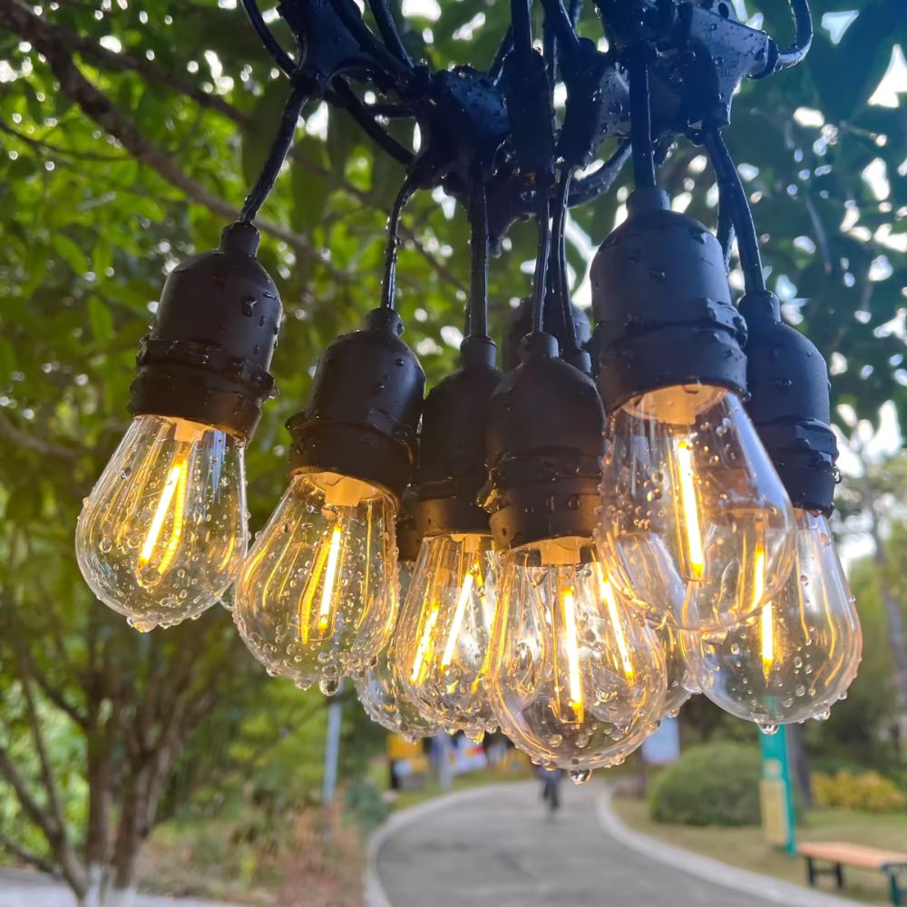 ghirlandă LED decorativă 3000K cu 8 moduri de iluminare