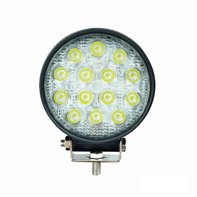 Proiector LED Auto Rotund 42W 3080LM Flood Beam 60°