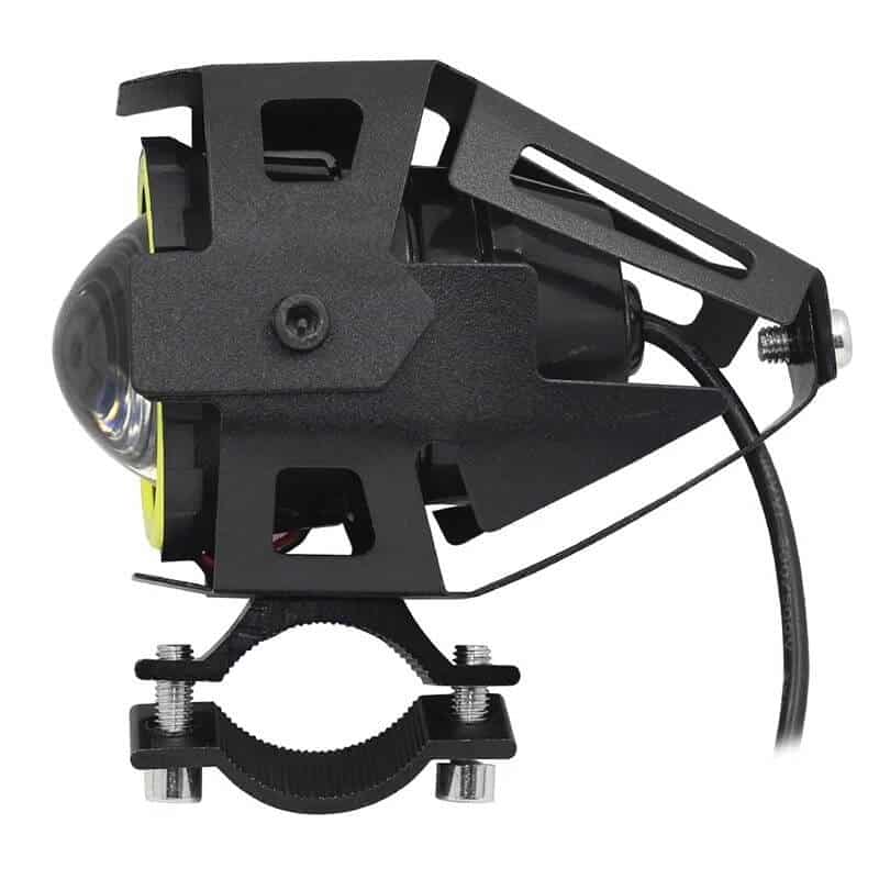 Proiector moto cu lumini Angel Eyes și funcție stroboscop