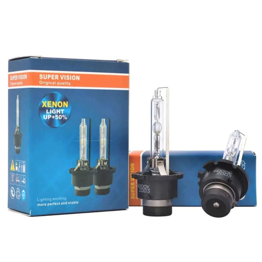 Set 2 becuri xenon D2S pentru far, 6000K, 35W