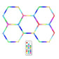 Design Modern Aplica LED RGB HoneyComb cu 4700 lumeni