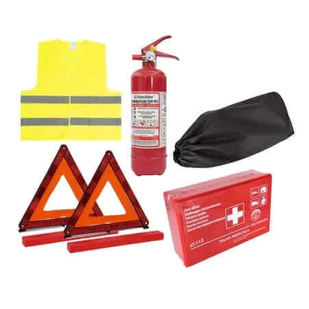 Kit siguranță auto omologat RAR - Trusă prim ajutor