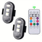 Lumină LED Stroboscopică Auto și Moto MS Donwof - Rezistentă la Apă, 3500mAh, USB